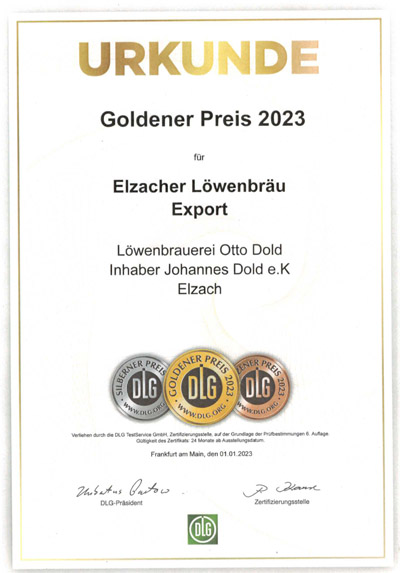 Goldener Preis 2023 - Pils