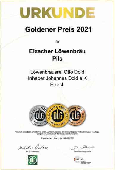Goldener Preis 2021 - Pils