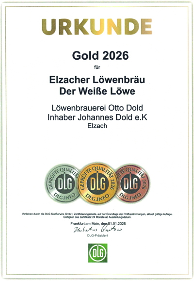 Goldener Preis 2026 - Der Wei�e L�we